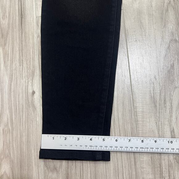 Rewash Mid Rise Booty Shaping Skinny Fit Jeans, Black Carbon Size 11/30 - Picture 7 of 10